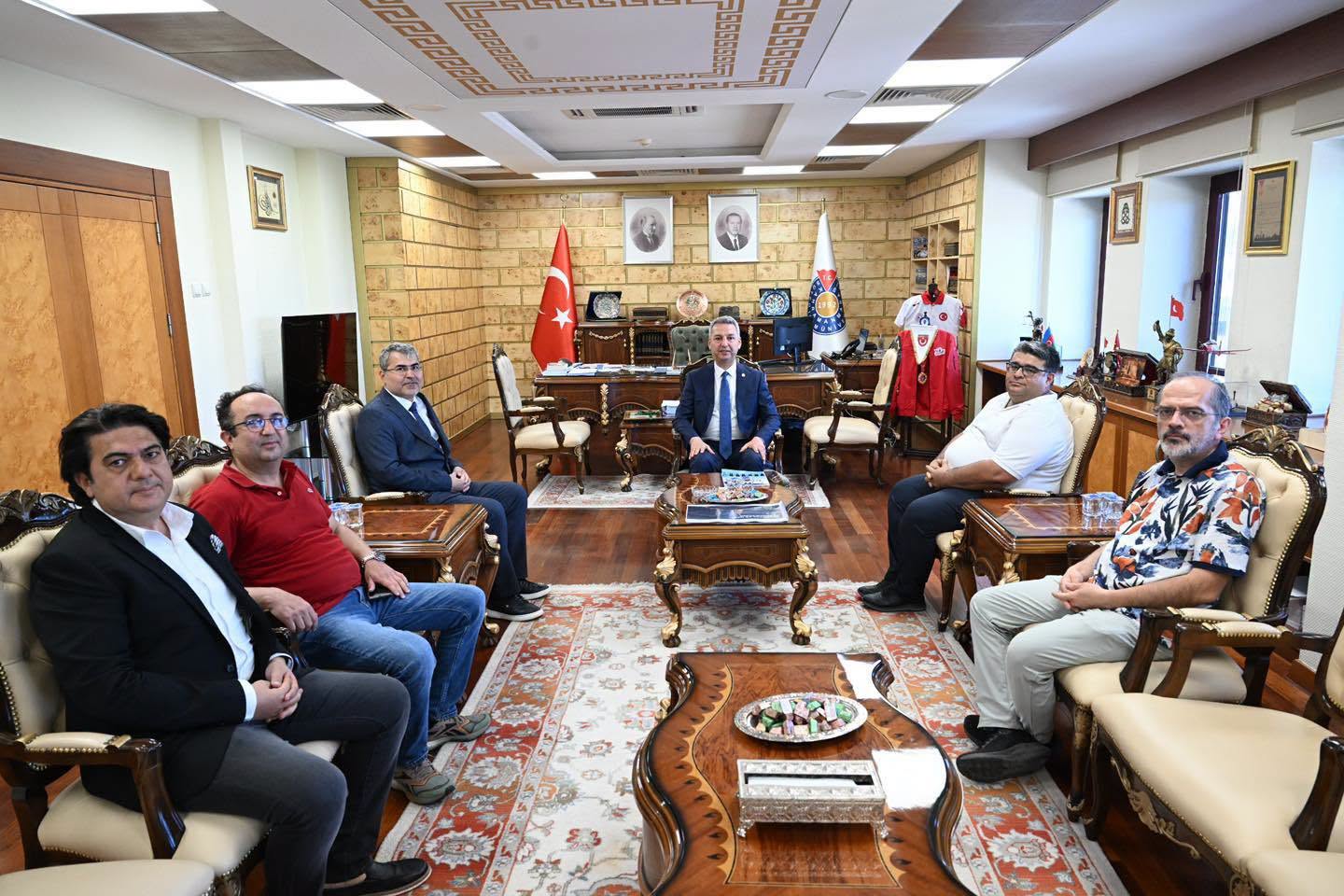 Tabipler Odasından KSÜ Rektörü Okumuş’a Ziyaret! 1 726815118 1143687362165700 204045521973567234 n
