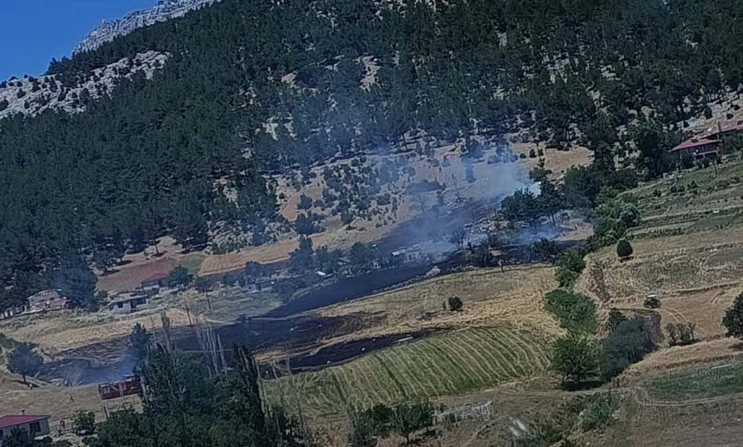Kahramanmaraş’ta aynı gün içinde iki farklı noktada çıkan orman ve