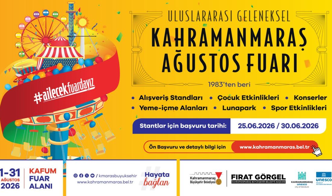 Büyükşehir Belediyesi tarafından 1 – 31 Ağustos tarihleri arasından KAFUM’da