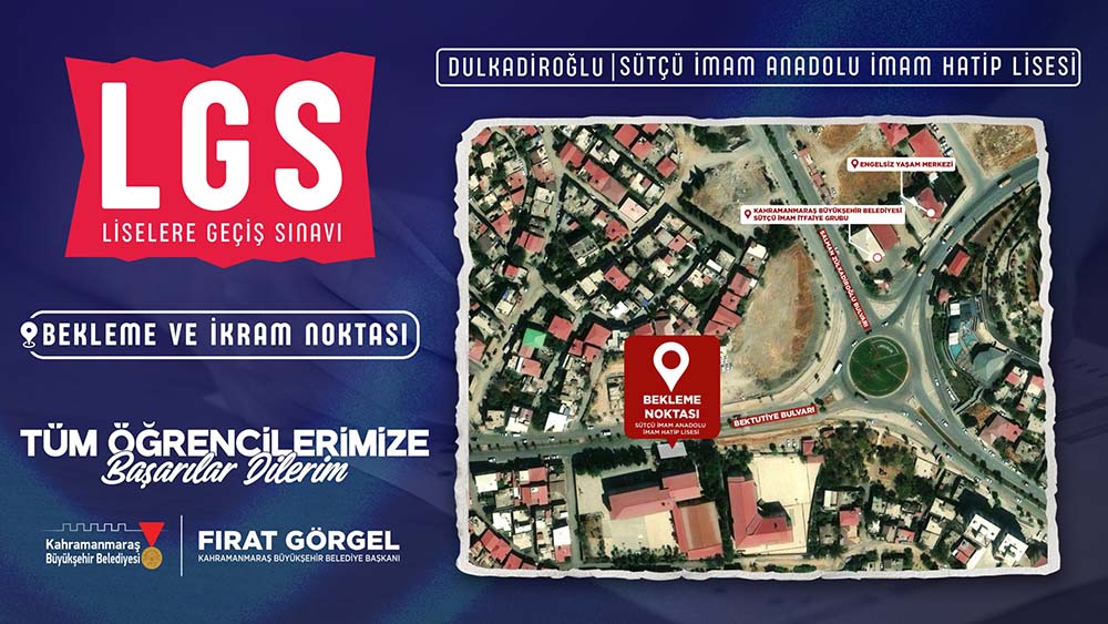 LGS Günü Kahramanmaraş’ta Ücretsiz Ulaşım Kararı! Velilere de İkram Noktaları Kuruluyor 2 Dulkadiroglu