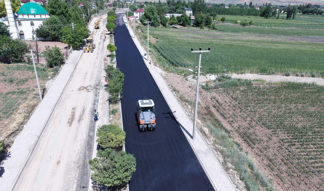 Büyükşehir Belediyesi, Elbistan İğde Mahallesi’nde yaklaşık 1,5 kilometrelik ana arteri