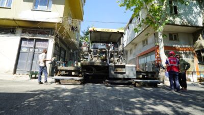 Büyükşehir Belediyesi, Dulkadiroğlu Menderes Mahallesi’nde sıcak asfalt mesaisinde sona geldi.