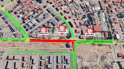 Büyükşehir Belediyesi, Azerbaycan Bulvarı’nda gerçekleştirilecek altyapı imalatları nedeniyle bulvarın Hükümet