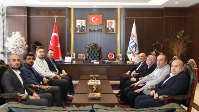 AK Parti Kahramanmaraş İl Başkanı M. Burak Gül, KMTSO Yönetim