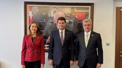 MHP Kahramanmaraş Milletvekili Zuhal Karakoç ile MHP Kahramanmaraş İl Başkanı