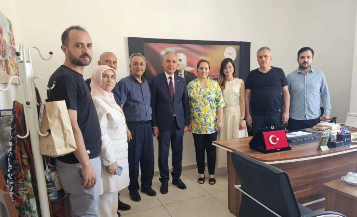 Türk Sağlık-Sen'den Onikişubat İlçe Sağlık Müdürü Kurtoğlu'na Ziyaret 1 752296485 1690778505305494 97562423014494724 n