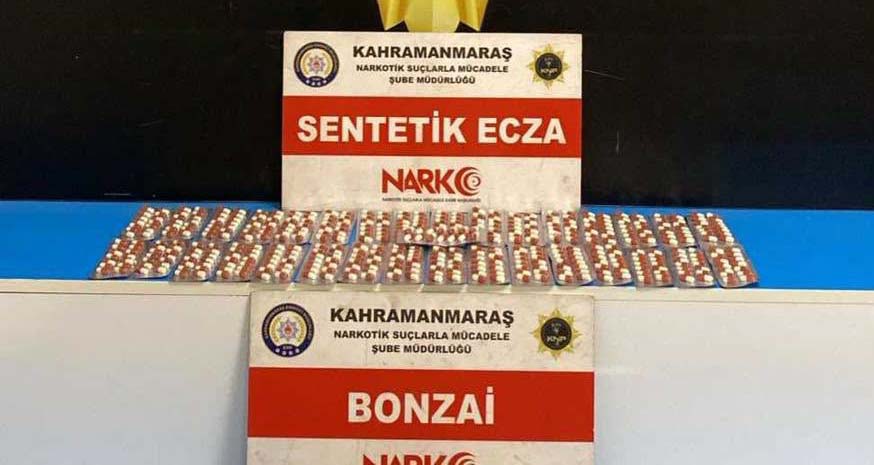 Kahramanmaraş Emniyet Müdürlüğü Narkotik Suçlarla Mücadele Şube Müdürlüğü ekiplerinin temmuz