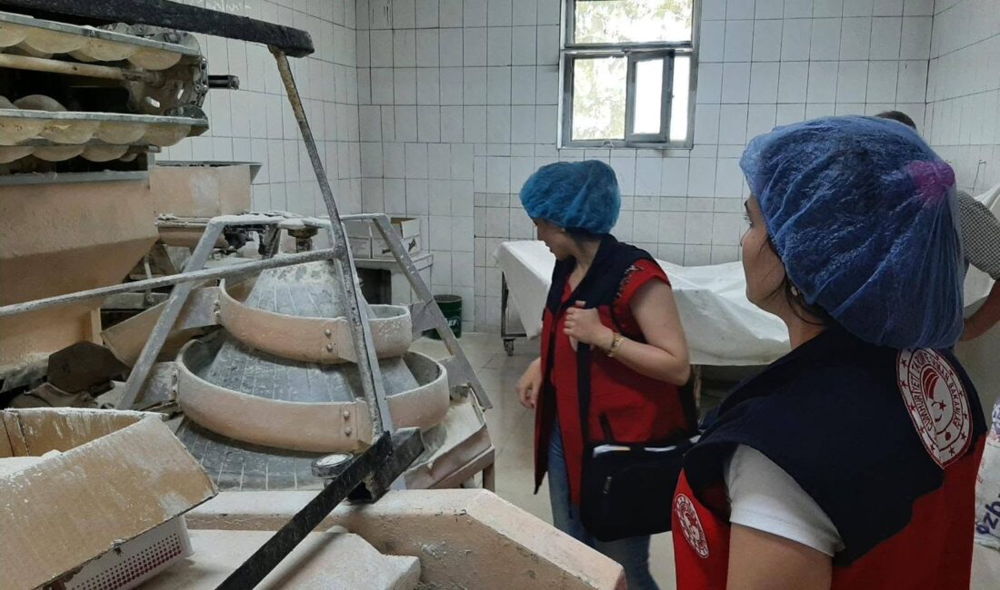 Kahramanmaraş'ın Türkoğlu ilçesinde vatandaşların güvenilir gıdaya ulaşmasını sağlamak amacıyla fırınlar