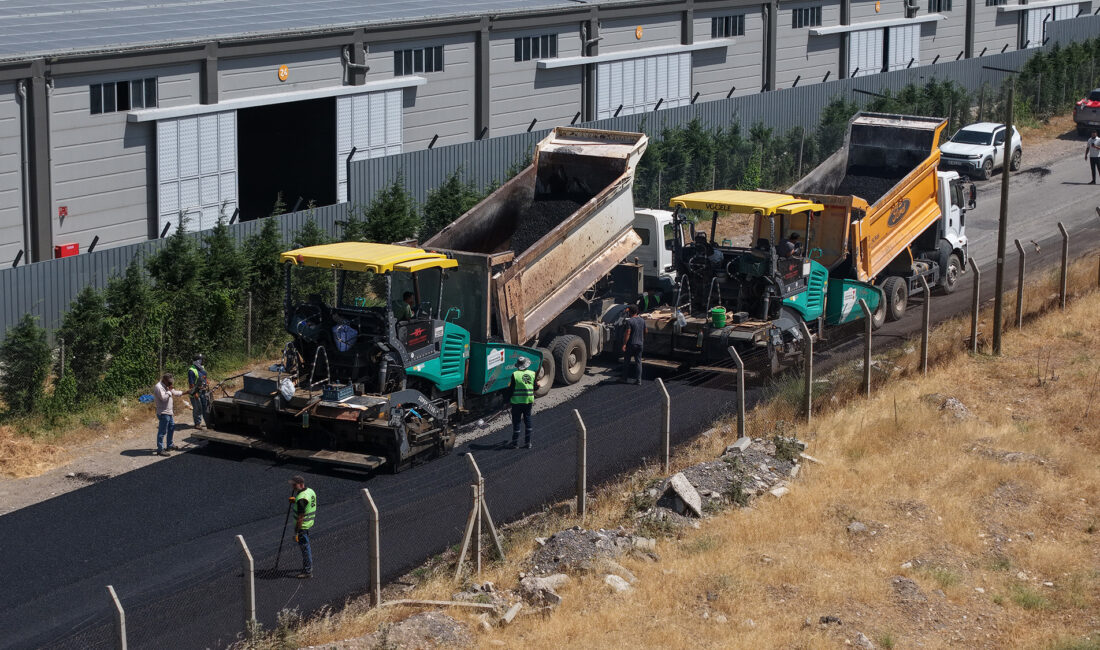 Büyükşehir Belediyesi, asfalt seferberliği kapsamında iki ayda 94 kilometrelik yolu
