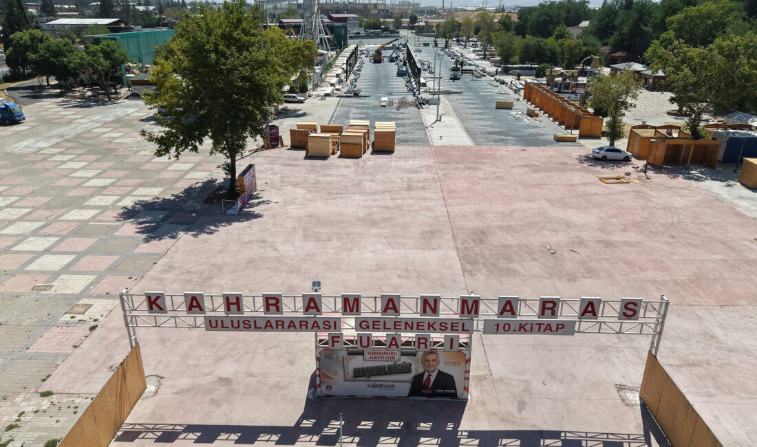 Büyükşehir Belediyesi tarafından KAFUM’da düzenlenecek Geleneksel Ağustos Fuarı öncesinde alanda