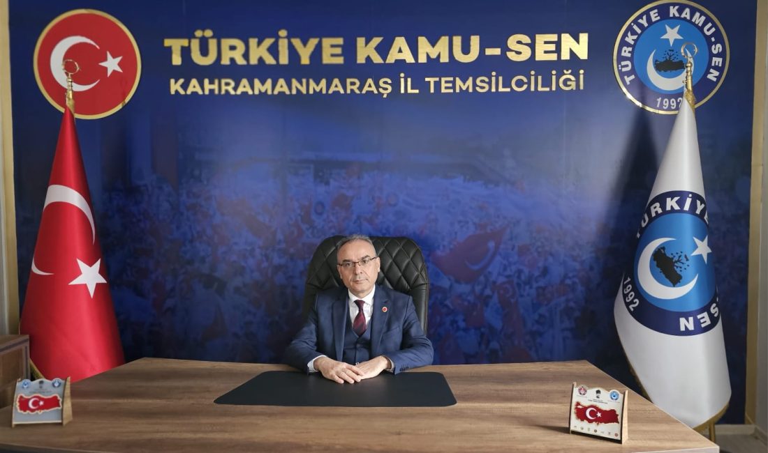 Türk Sağlık-Sen Kahramanmaraş İl Başkanı Mehmet Özer, kamu kurumlarında çocuk