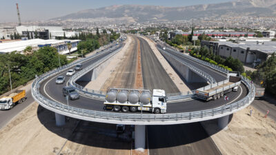 500 Milyon TL’lik yatırımla şehre kazandırılan Sanayi Kavşağı projesindeki son