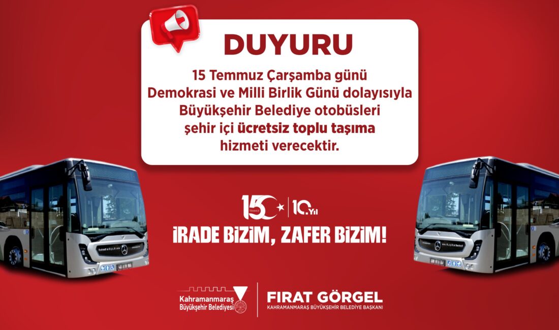 Büyükşehir Belediyesi, 15 Temmuz Demokrasi ve Milli Birlik Günü’nün 10’uncu