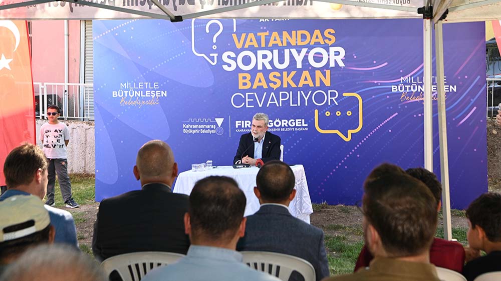 Başkan Görgel; “Kahramanmaraş’ımızı Geleceğe Güçlü Yatırımlarla Hazırlıyoruz” 1 Vatandas Bulusmasi 4