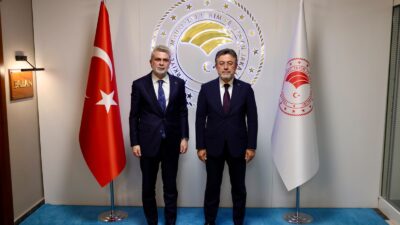 Ankara’da Tarım ve Orman Bakanı İbrahim Yumaklı’yı ziyaret eden Başkan