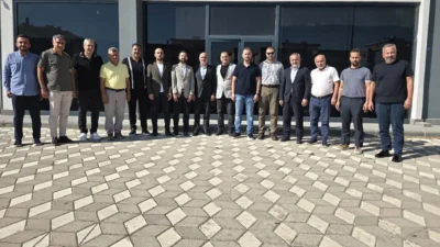 AK Parti Kahramanmaraş İl Başkanı M. Burak Gül ve beraberindeki