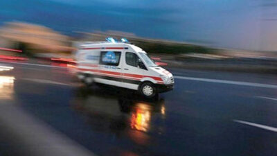 Kahramanmaraş'ın Göksun ilçesinde, işçileri taşıyan bir servis minibüsünün yoldan çıkarak