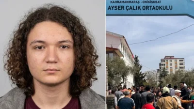 Kahramanmaraş'ın Onikişubat ilçesinde bulunan Ayser Çalık Ortaokulu'nda meydana gelen ve