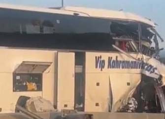 Anadolu Otoyolu’nun Bolu geçişinde, Kahramanmaraş çıkışlı bir yolcu otobüsünün kontrolden