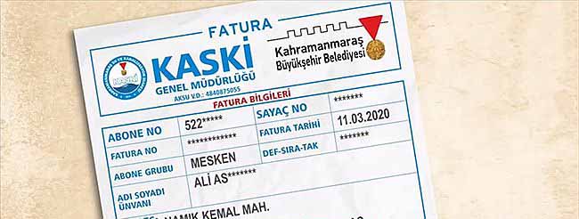 Kahramanmaraş Su ve Kanalizasyon İdaresi (KASKİ) Genel Müdürlüğü, Temmuz ayı