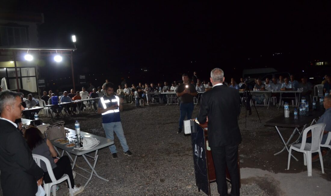 Anahtar Parti Kahramanmaraş İl Başkanı Fatin Rüştü Kayıran, Yeşilyurt Mahallesi'nde