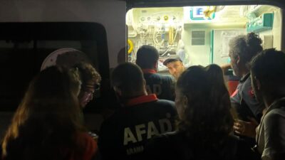 Kahramanmaraş’ın Andırın ilçesinde doğa yürüyüşüne çıkan 19 kişilik grup, arazide