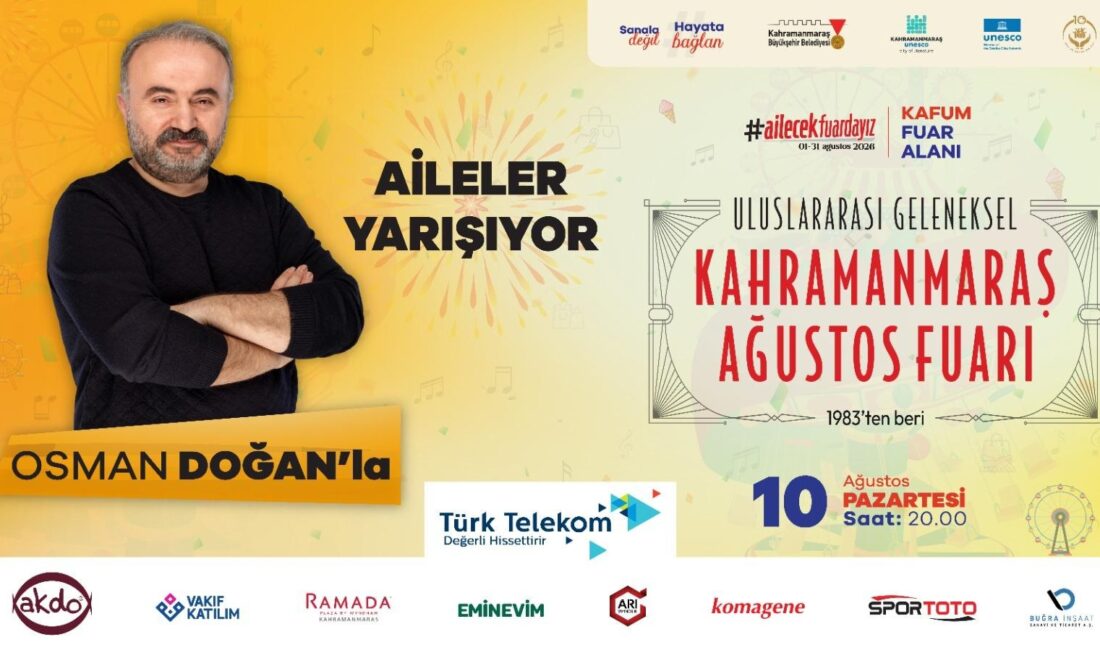 Büyükşehir Belediyesi, Uluslararası Geleneksel Ağustos Fuarı'nda 10 Ağustos Pazartesi günü