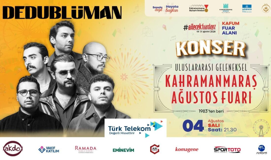 Büyükşehir Belediyesinin Uluslararası Geleneksel Ağustos Fuarı’nda 4 Ağustos Salı gecesi