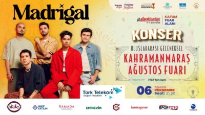 Geleneksel Ağustos Fuarı’nda 6 Ağustos Perşembe günü, sevilen müzik grubu