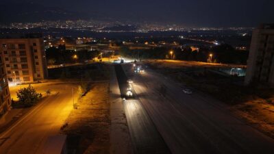 Büyükşehir Belediyesi, Kurtlar TOKİ Konutları’na ulaşımı güçlendirecek 600 metre uzunluğundaki