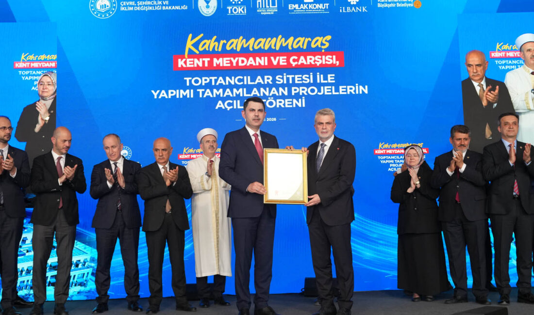 Çevre, Şehircilik ve İklim Değişikliği Bakanlığı koordinesinde ve Kahramanmaraş Büyükşehir