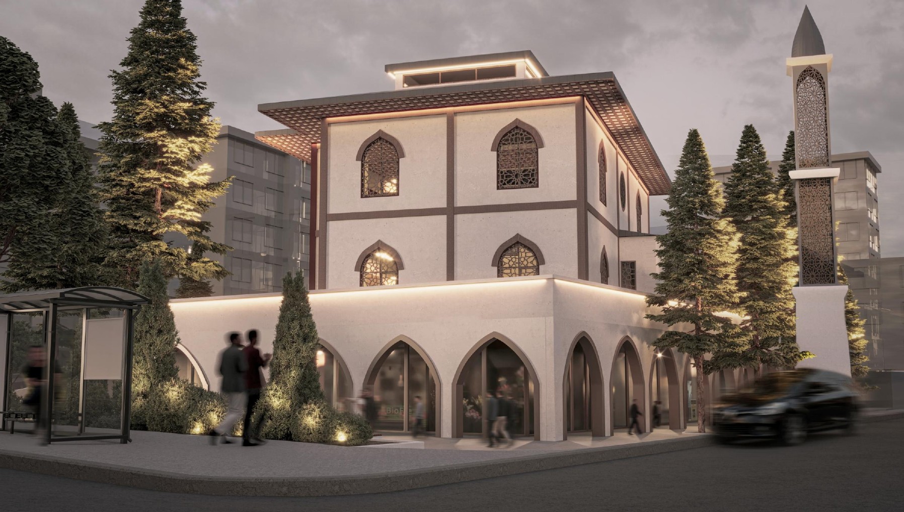 Depremde Hasar Alarak Yıkılan Fatma Gölcü Camii, Hızla Yükseliyor! 1 Proje Gorselleri2