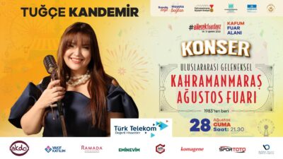 Geleneksel Ağustos Fuarı’nda 28 Ağustos Cuma günü, Türk pop müziğinin