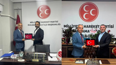 Türk Sağlık-Sen Kahramanmaraş Şube Başkanı Mehmet Özer ve beraberindeki yönetim