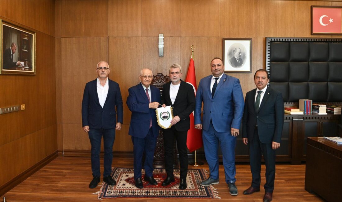 Ankara Kahramanmaraş Dernekleri Federasyonu Başkanı Ramiz Çelik ve beraberindeki heyet,