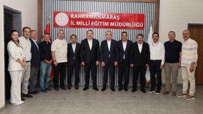 Eğitim-Bir-Sen Genel Başkanı Ali Yalçın, Kahramanmaraş İl Milli Eğitim Müdürü
