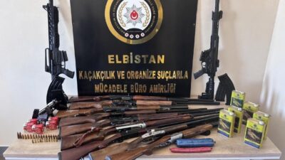 Kahramanmaraş’ın Elbistan ilçesinde polis ekiplerince gerçekleştirilen iki ayrı operasyon kapsamında