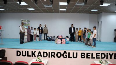 Dulkadiroğlu Belediyesi, ilçedeki yetim öğrencilerin eğitim hayatına katkı sunmak adına