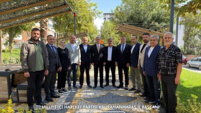 MHP Kahramanmaraş İl Başkanı Mansur Metehan, Onikişubat İlçe Başkanı Koray