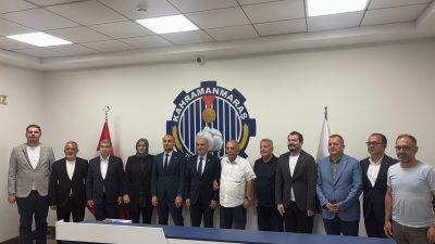 AK Parti Kahramanmaraş İl Başkanı M. Burak Gül ve beraberindeki