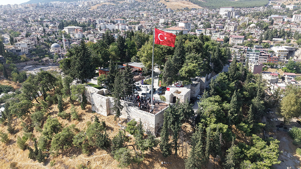 Kahramanmaraş Kalesi ziyarete açıldı! 1 Acilis Havadan2 1