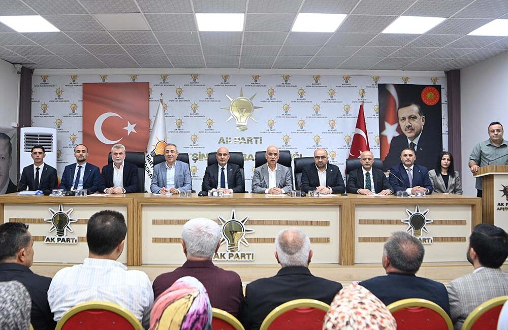 AK Parti Afşin İlçe Danışma Meclisi Toplantısı’na katılan Başkan Görgel,