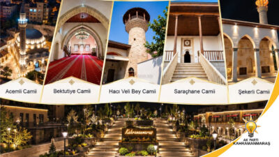 Kahramanmaraş’ın yüzyıllara uzanan tarihine tanıklık eden beş tarihi cami, yürütülen