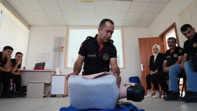Büyükşehir Belediyesi, görevleri gereği acil durumlarla sıklıkla karşılaşan itfaiye personelinin
