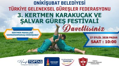 Onikişubat Belediyesi, Türkiye Geleneksel Güreşler Federasyonu iş birliğinde düzenleyeceği Kertmen