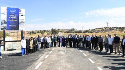 Dulkadiroğlu Yeniyurt Mahallesi’nde yapımı tamamlanan yeni köprünün hayırlı olmasını dileyen