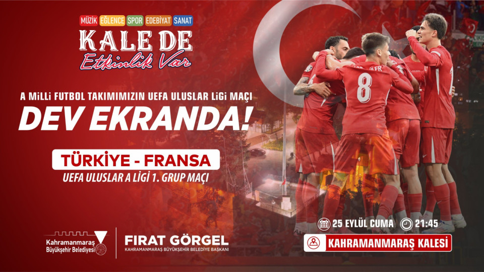 Büyükşehir Belediyesi, A Milli Futbol Takımı’nın UEFA Uluslar A Ligi 1.