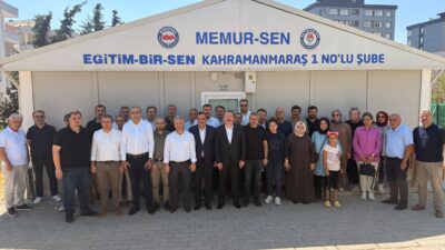 Eğitim-Bir-Sen Genel Başkanı Ali Yalçın, Kahramanmaraş’ta Ayser Çalık Ortaokulu’nda yaşanan