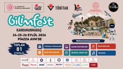 TÜBİTAK 4007 Bilim Şenlikleri Destekleme Programı kapsamında Kahramanmaraş İl Millî