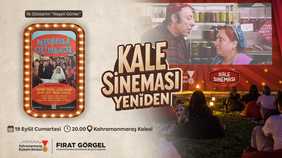 Büyükşehir Belediyesi, Tarihi Kahramanmaraş Kalesi’nde 19 Eylül Cumartesi günü saat